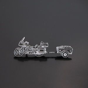 Biker Hat Lapel Pin Rally Wagon Motorcycle Traile